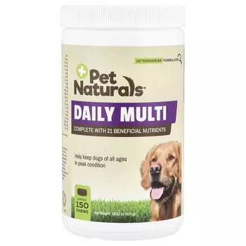 Pet Naturals, Daily Multi, Dogs, All Ages, 150 Chews, 18.52 oz (525 g)