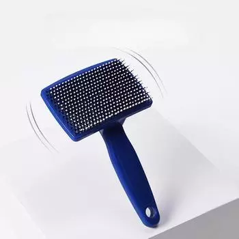 Pet Needle Combs Massage Pet Hair Remover Brush Cats Fur Cleaning Stainless Non-Slip Flea Chihuahuahua Pet Groroming Dog Supplie