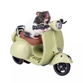Pet Out Hamster 360 вращающиеся качели электрический мотоцикл игрушка
