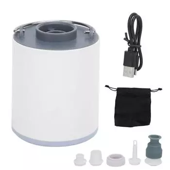 Pet Outdoor Air Pump Mini Portable Lighting Dual-Purpose Camp Light Outdoor Air Cushion Electric серый