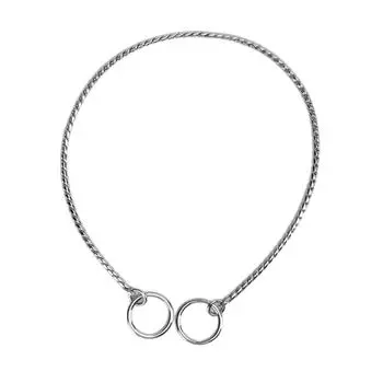 Pet P Chain металлический ошейник для собак змея цепь украшение для питомца для ходьбы дрессировка 3.0 мм x 40 см