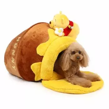 Pet Paradise Dog House Disney Winnie the Pooh Honey Pot House Dog Cat Bed Dome 998-55514