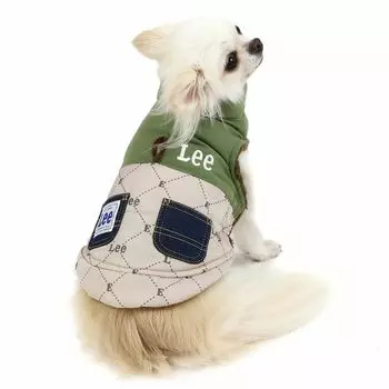 Pet Paradise Одежда для собак Lee Cotton Vest Monogram Khaki Осень/Зима [DSS] хаки