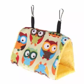 Pet Parrot Nest Hammock Hanging Cave Cage Warm Winter Birds Cage Bed Toys Hamster House Bird Supplies камуфляжный