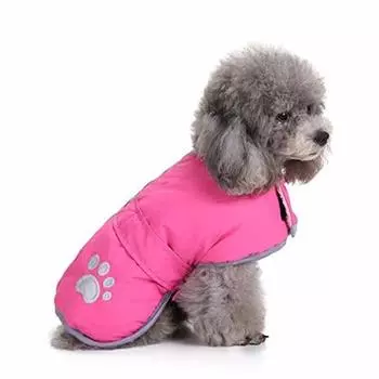 Pet Pet Velcro Cold Going Cold Weather Clothes S-Lifeeling Clothes, Coat, Border, Reversible, Stylish, Cute, Included, Simple, Dog, Cat, warm,