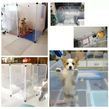 Pet Playman Dog Exercise Pen Большой портативный забор для собак 12 панелей для маленьких собак кошек домашних животных подходит S
