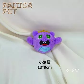 Pet plush prick ball toy cute monster big eyes resistant to biting and throwing interactive self-hi dog toy decompression and boredom Popular products