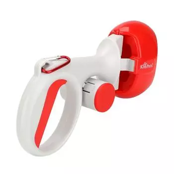 Pet Pooper Scooper Pet Accessories Pick Up Holder 2 In 1 with 1 roll Poop Bags Outdoor Waste Cleaning Tools