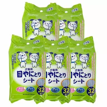 Pet Pro eye discharge sheet 32 sheets x 5 pieces