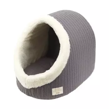 Pet Pro Homey Knit Dome Bed Gray серый