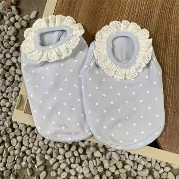 Pet Pure Cotton Vest Polka Dot Lace Vest Cute Pet Clothing Cat Dog Dog Clothing Teddy Bear Yorkshire Spring/summer Dog Vest XS