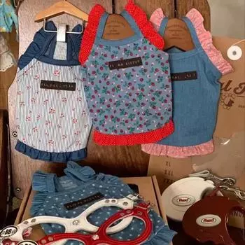 Pet шнауцер медведь шпиц маленькие собаки летняя ретро юбка с плюшевой кошкой одежда тонкий охлаждающий жилет для собак рубашка для собак XL