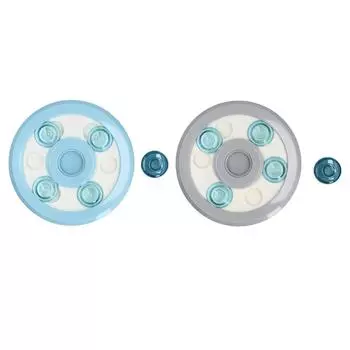 Pet Slow Food Bowl Многофункциональная герметичная миска для медленного кормления собак из АБС-пластика для кошек и хомяков Blue White