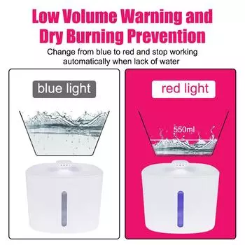 Pet Smart Drinking Feeder Mute 3L Cat Dog Drinking Bowl Cat Water Dispenser Automatic Water Fountain USB