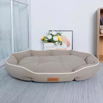 Pet Sofa Sleeping Bed Large Dog Bed House for Cats Big Space Dog Sofa Sleeping Mat Winter Warm Dog Cushion M