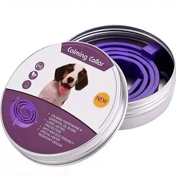 Pet Soothing and Calming Collar with Adjustable Size for Dogs and Cats M