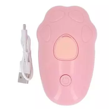 Pet Steam Brush Wet Dry Use Grooming Loose Hair Removal Electric Pet Bath Massage Brush for Cat Dog розовый