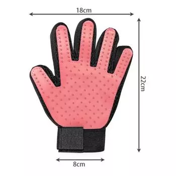 Pet stroking cats gloves rubber massage bath hair removal brush five fingers hair removal cleaning beauty pet supplies