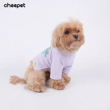 Pet summer T-shirt thin spring and summer casual Bigbear Teddy Schnauzer light and breathable dog clothes short sleeves S