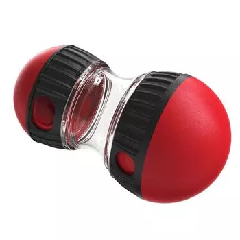 Pet Supplies Dog 2025 New Arrival Toy ABS Food Grade Material Super Ball Rotate Food Leakage Slow Food Toy Red