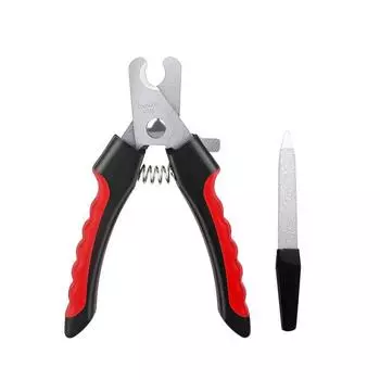 Pet Supplies Dog Finger Clippers Teddy Toe Nail Clipper Medium Large Dog Cat Belt File Nail Piercing Device Nail Scissors Trumpet
