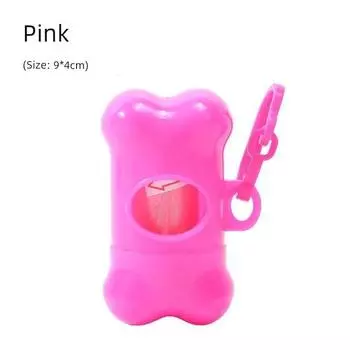 Pet Supplies Dog Pooper Scooper Dispenser Portable Stool Dog Garbage Bag Pet Cleaning Supplies Garbage Box Milky White