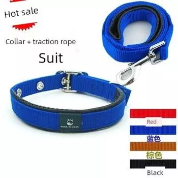 Pet Supplies Golden Retriever Labrador Dog Chain 16 inch width 1.5 neck 25-36 Blue