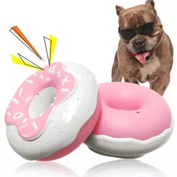 Pet Supplies New Teeth Cleaning and Sound Donut Dog Toy 11.8*11.8*5.42cm