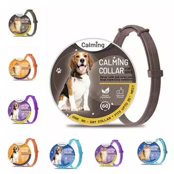 Pet Supplies Pacify успокаивающее ожерелье для собак и кошек ошейник для успокоения домашних животных снятие стресса избавление от беспокойства 38cm Cat Purple