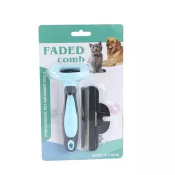 Pet Supplies Pet Hair Removal Comb, Open Knot Hair Removal Comb Removable Stainless Steel Knife Head