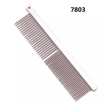 Pet Supplies Silver Cleaning Dog Cat Comb 7803 Silver