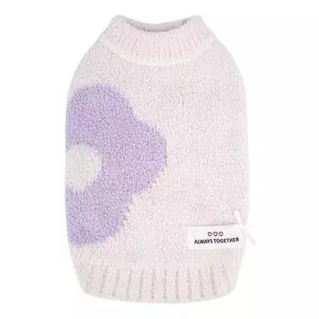 Pet sweater super elastic warm puppy dog bipeg autumn and winter knitted Bigbear teddy lapel clothes M