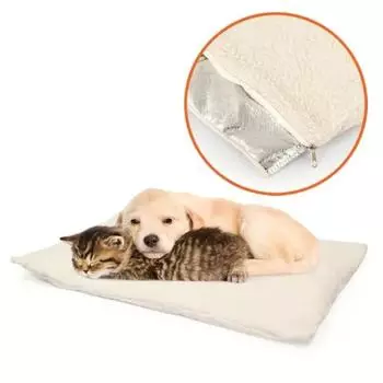 Pet Thermal Mat Self Heating Pet Pads Thermal Puppy Bed Dog Blanket Cat Bed Blanket Home Pet Rug Keep Warm Sleeping Cover белый