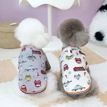 Pet Vest Clothes Autumn and Winter Hoodies Small Puppies Teddy Bears Bunnies Cats Winter Coats Dog Clothes for Small Dogs XS