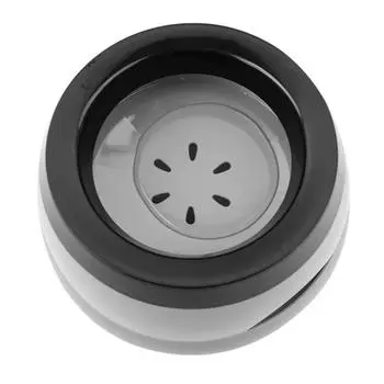 Pet Water Bowl Anti Spill Automatic Dog Bowl Vehicle Carried Floating Bowl Slow Wate Portable Not Wetting Mouth Cats Dogs Bowl серый