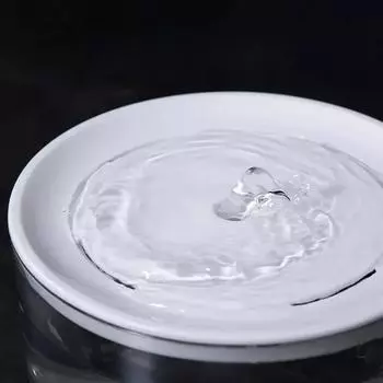 Pet water dispenser, cat silent water dispenser, automatic circulation, dog transparent petal water filter, power-off M&1.2L