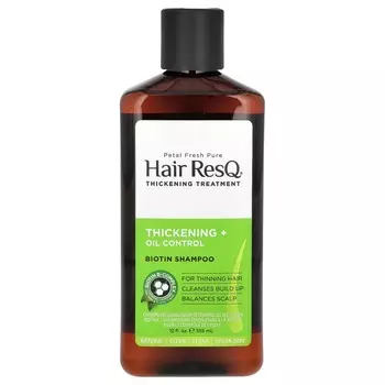 Petal Fresh, Hair ResQ, биотиновый шампунь, укрепление волос + контроль жирности, 12 жидких унций (355 мл)