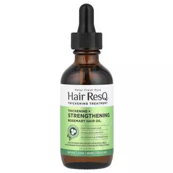 Petal Fresh, Hair ResQ®, Rosemary Hair Oil, Strengthens + Strengthens, 2 fl oz (60 ml)