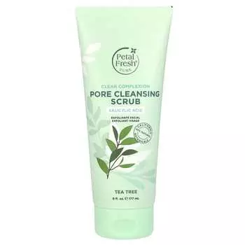 Petal Fresh, Pure Skin Texture, очищающий поры скраб, чайное дерево, 6 жидких унций (177 мл)