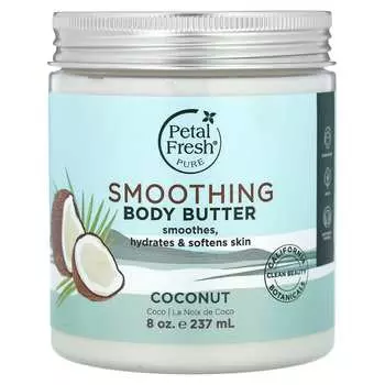 Petal Fresh, Smoothing Body Butter, Coconut, 8 oz (237 ml)