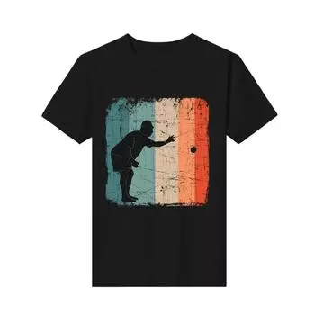 Петанк Бочче Буле Игрок Подарочный Мяч Забавный Ретро Поли Аниме Бестселлер Топ Мужская Футболка Графический Новый Kawaii Футболка S