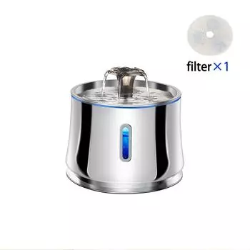 Petavista 2.5L Cat Water Fountain нержавеющая сталь автоматический фонтан для поения кошек для диспенсера воды для кошек аксессуары ультра-тихий 1set