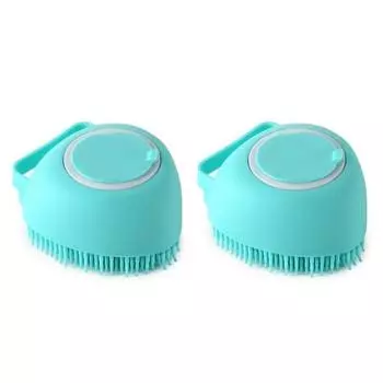 Petconomy Pet Силиконовый скраб для душа, мята, 2 шт., Корейский шампунь для домашних животных