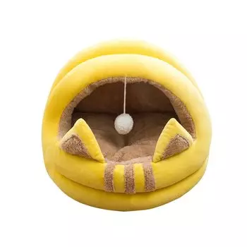 PETCUTE Cute Pet Dome Pet With Dog Cat For Hot Carpet Can Be Heat Cold Roof Bed, Shape, House, 2-Way, Roof, Kennel, Non-Slip, Tent, Stylish, Bed,