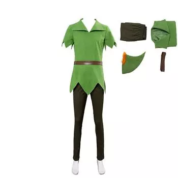 Peter Cosplay Pan Costume Unisex Kids Makeup Costume Party Clothes Performance Boy,XL
