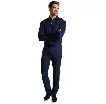 Peter Millar Solid Stretch поло с длинными рукавами S