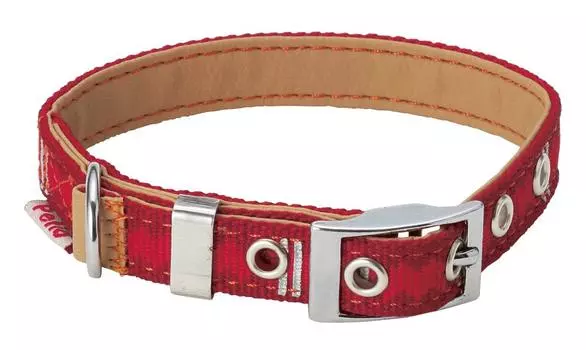 Petio Collar Basic Plus Rhombus Collar Red для крупных собак размера L красный