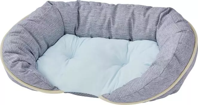 Petio Dog and Cat Bed Cool Relaxing Bed with Border Square L
