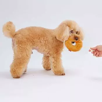 Petio Dog Toy Mochimochi Bakery Bagel