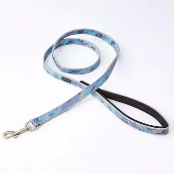 Petio Flash Lead Camouflage Blue Dog Размер S